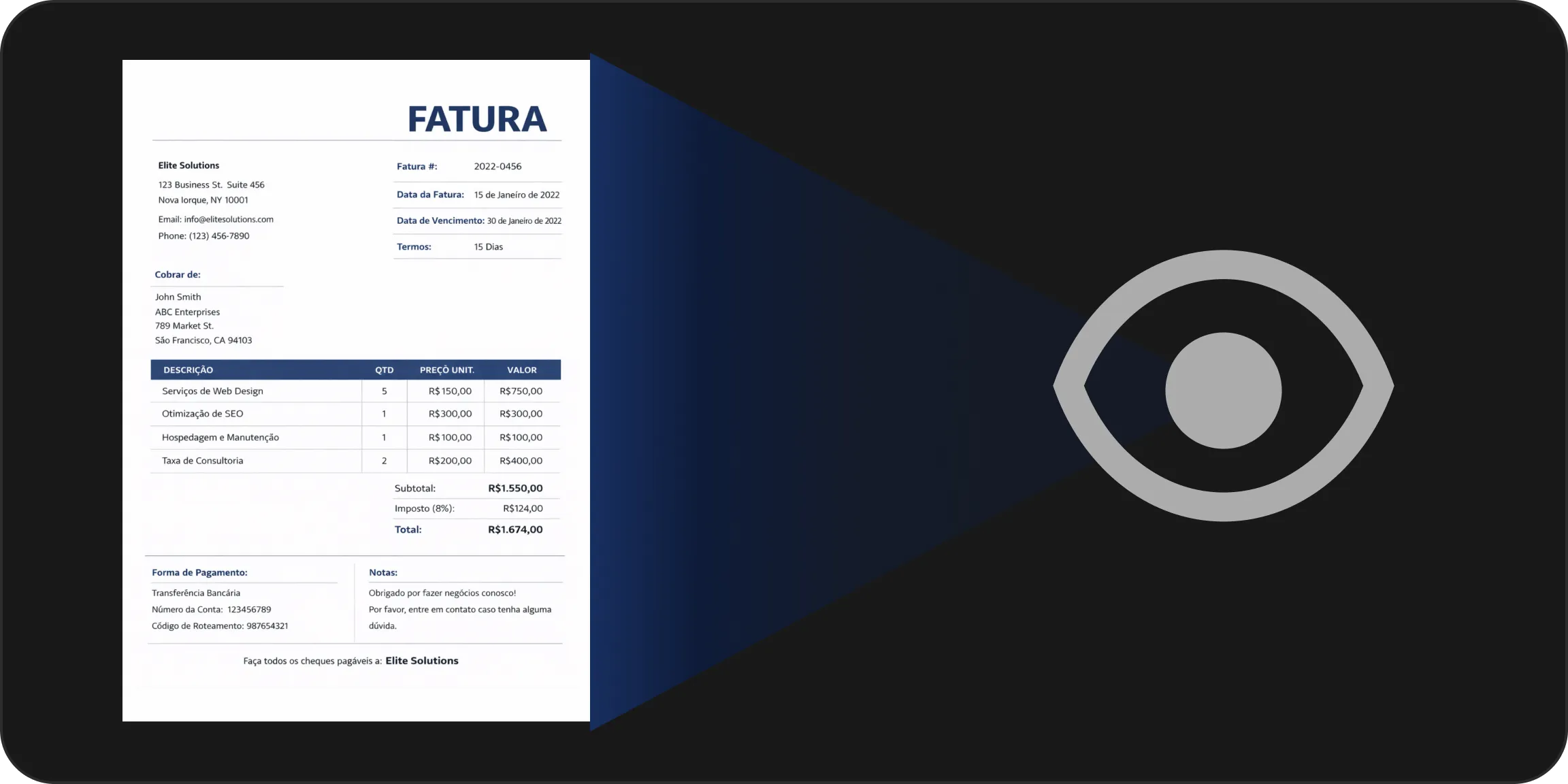 Leitura de Documentos e Imagens (OCR)