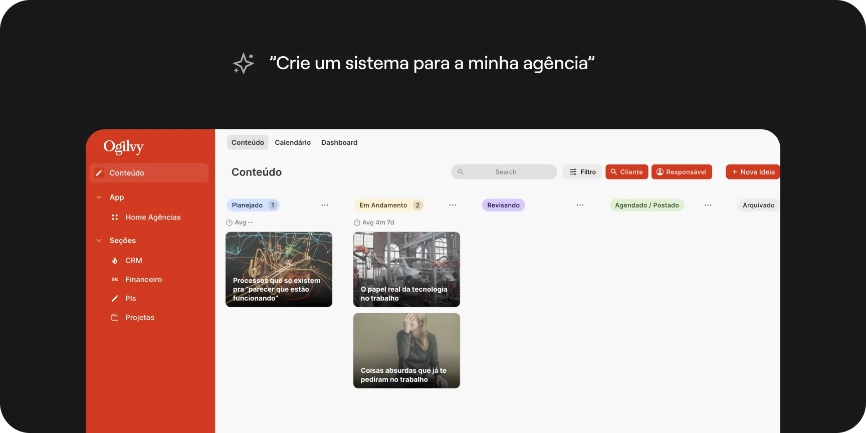 Ferramentas internas construídas em torno das necessidades reais da sua equipe