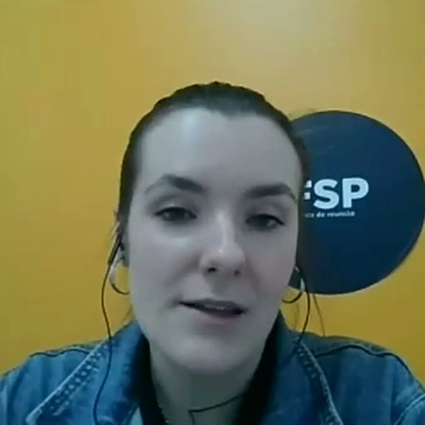 Débora, gerente de compras da Baristo, na entrevista gravada