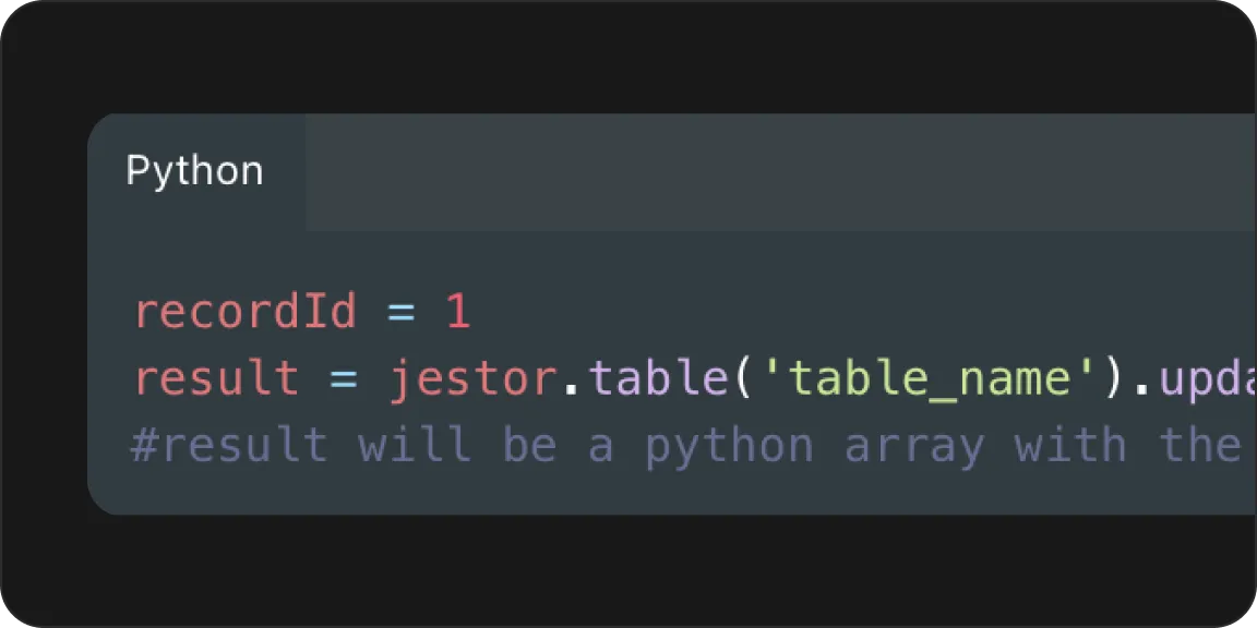 Automação low-code Jestor com Python