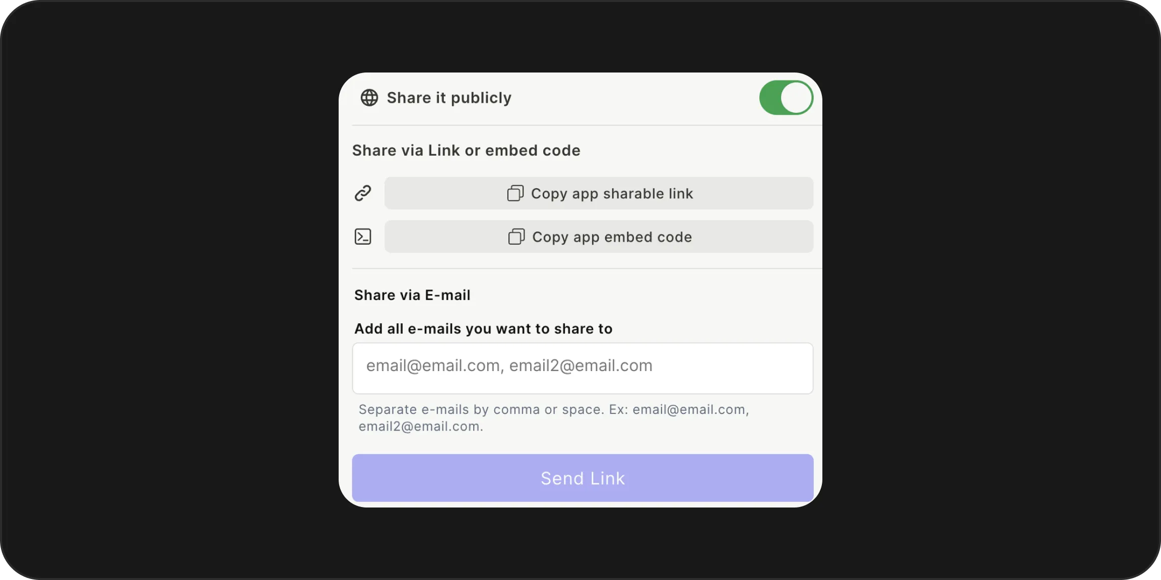 Acesso público ou privado