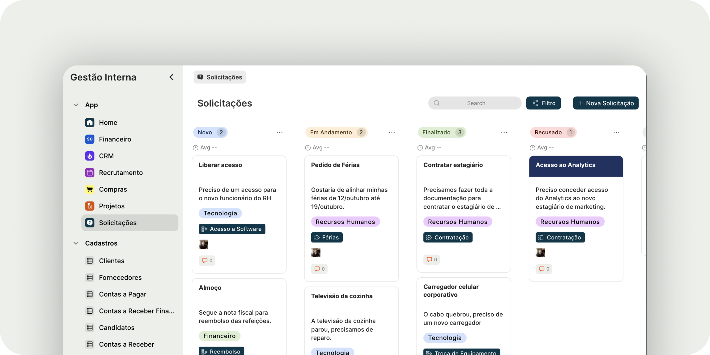 Kanban boards in Jestor