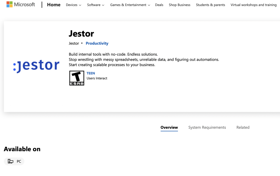 Download Jestor for Windows