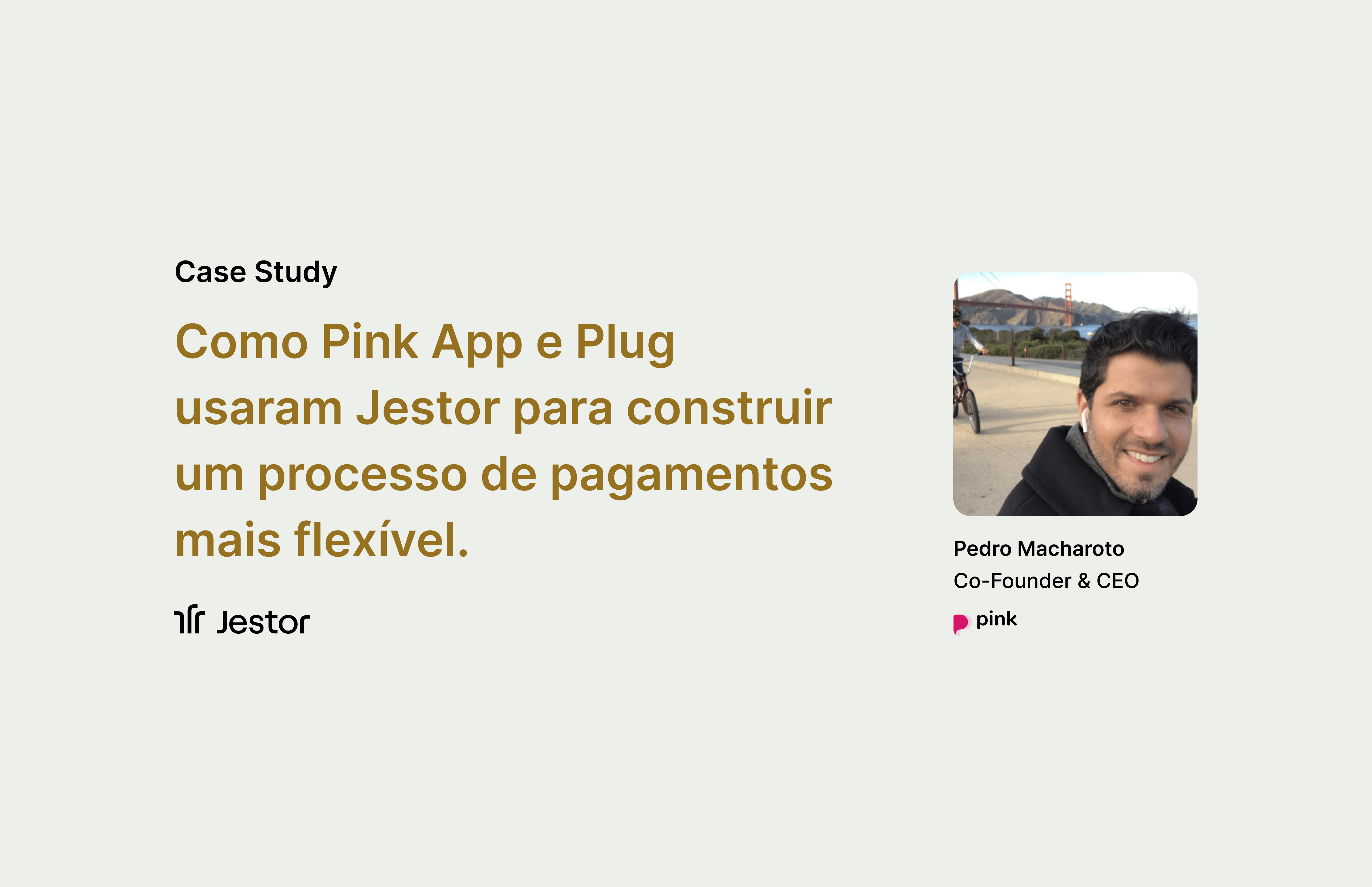 Como o Pink App e Plug usaram Jestor para construir um processo de  pagamentos mais flexível. - Jestor