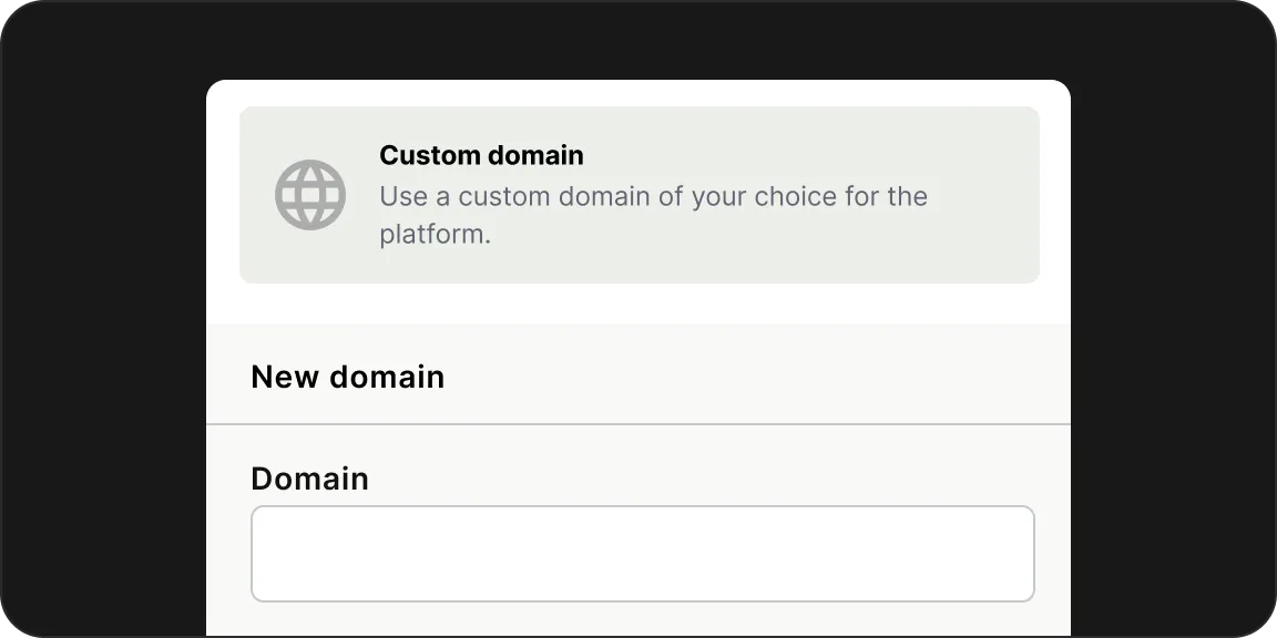 Configuração de subdomínio personalizado Jestor
