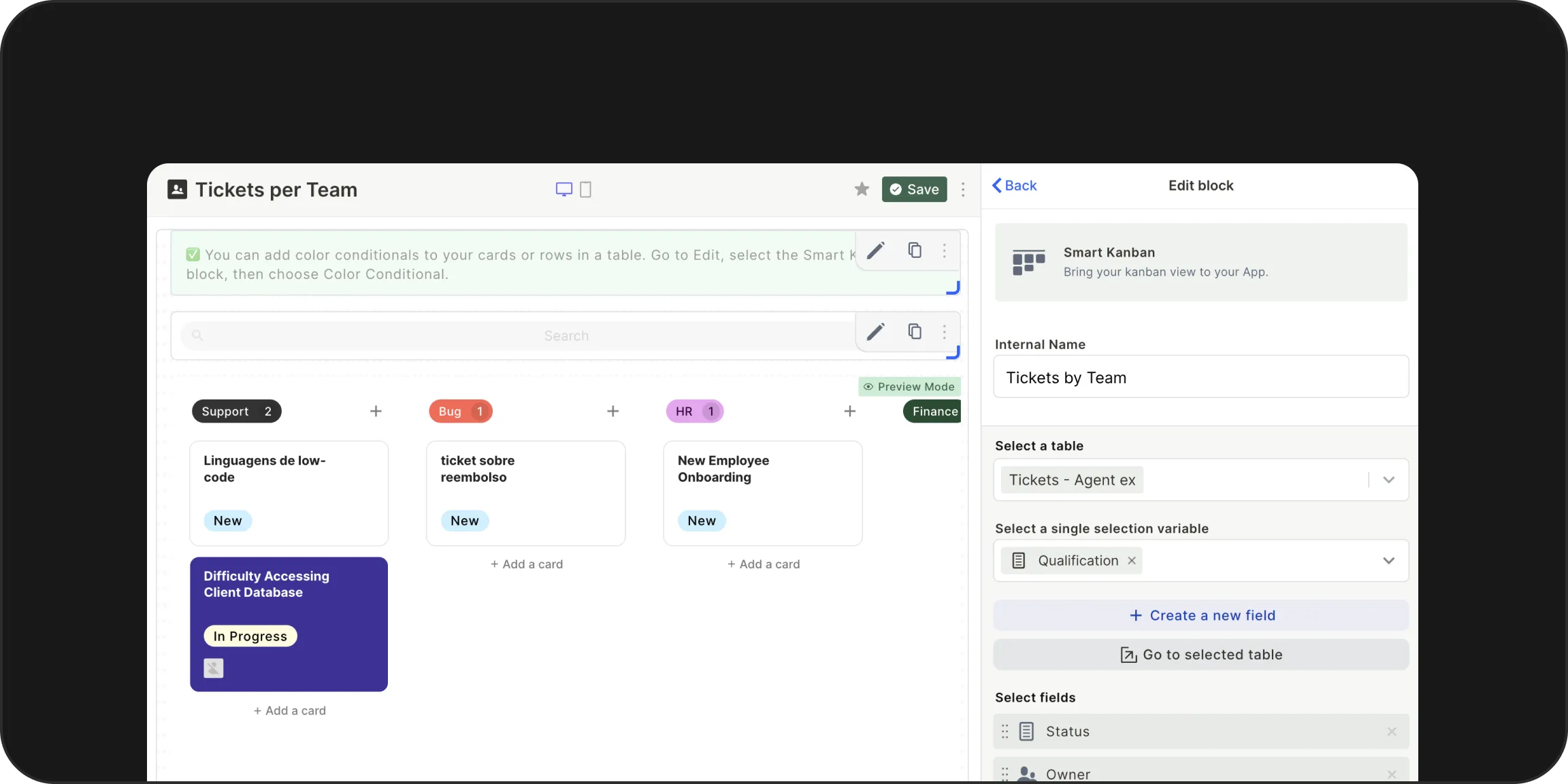 Ferramentas de gerenciamento de processos no Jestor